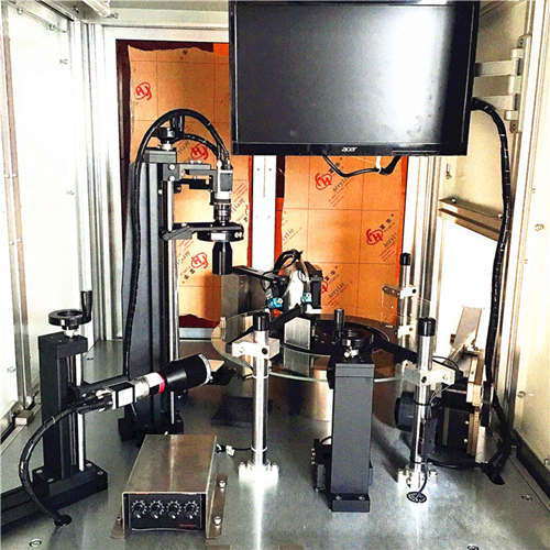 腳輪中心軸缺陷尺寸檢測，CCD光學(xué)篩選機(jī)，小五金件光學(xué)篩選機(jī)，視覺檢測設(shè)備